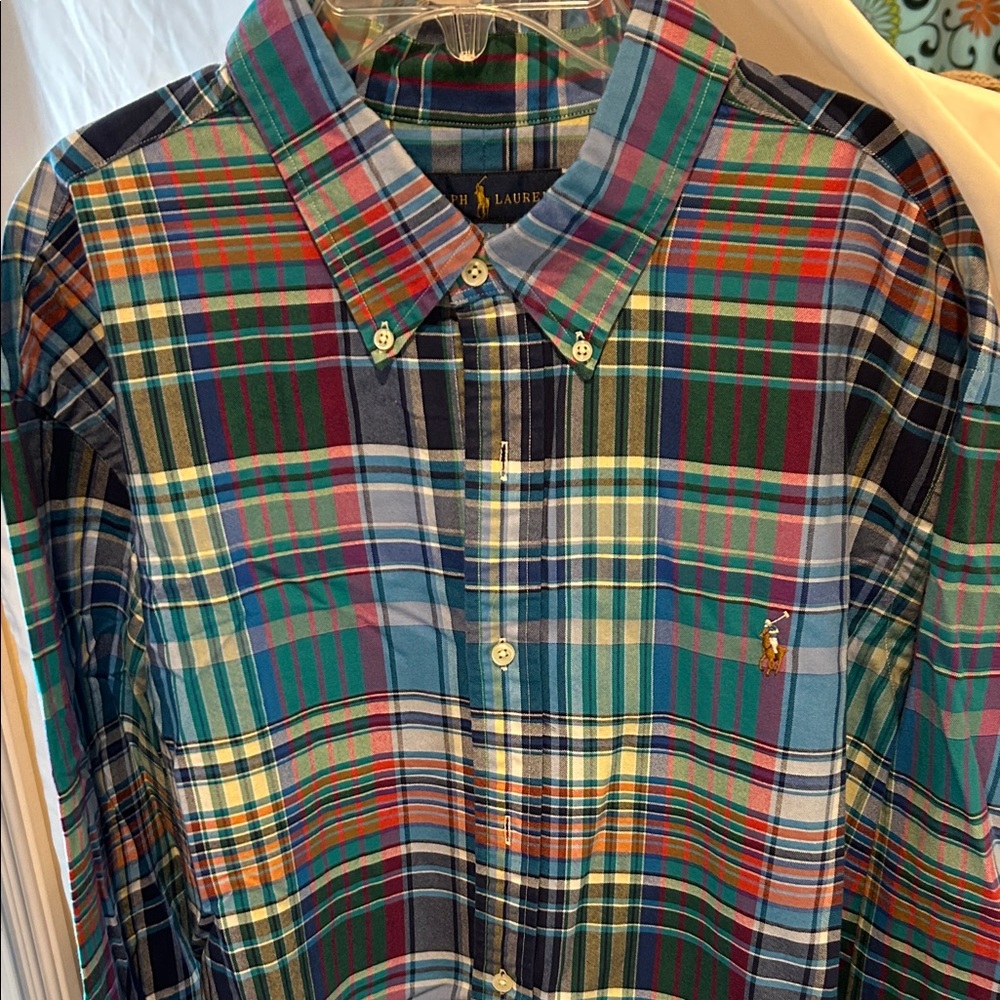 Polo by Ralph Lauren Multicolor Plaid Button-Down Shirt - Blue, Green, Red